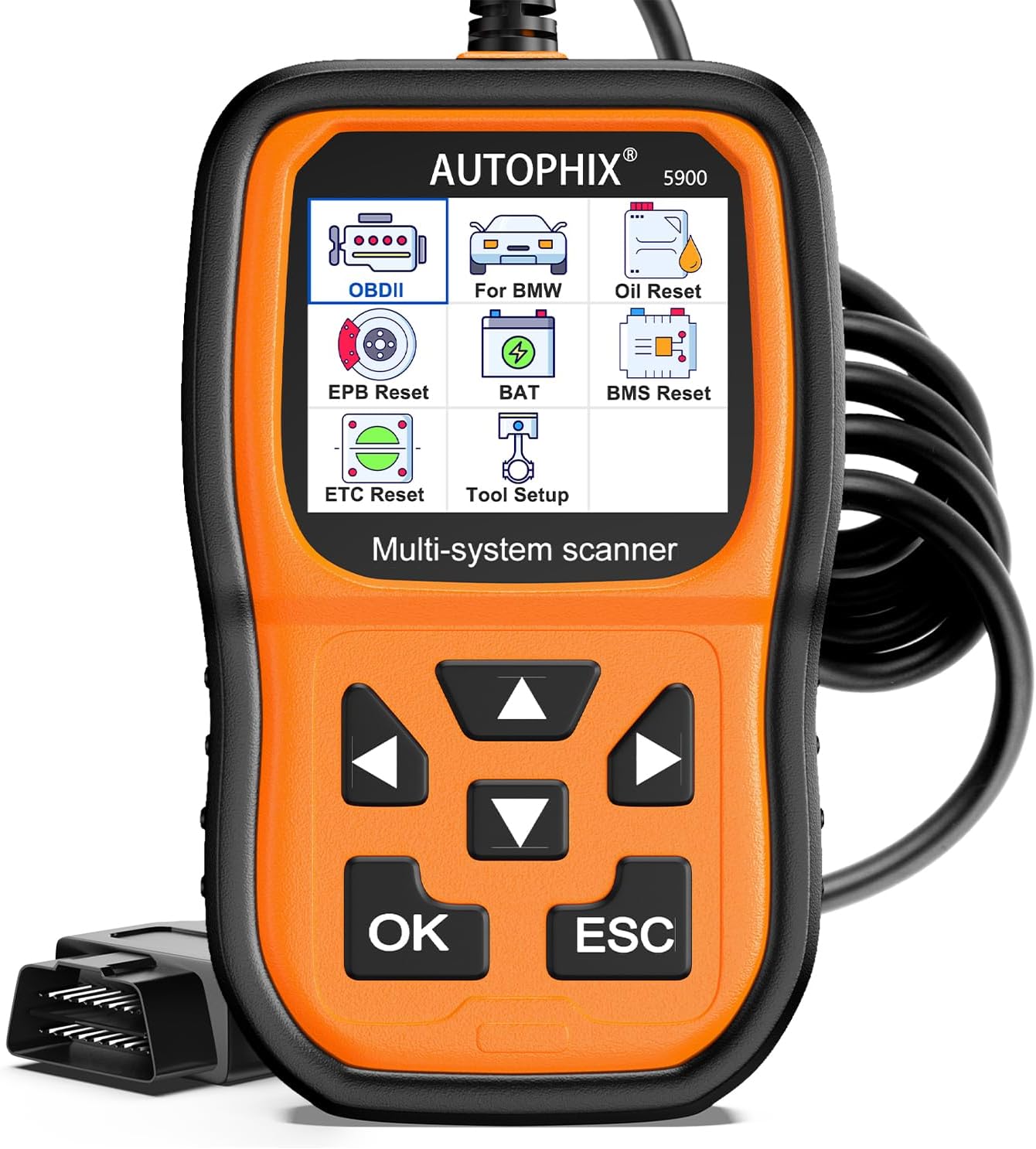 AUTOPHIX 5900 BMW Scanner (Full Systems + Battery Registration + CBS/EPB/Oil/Throttle)